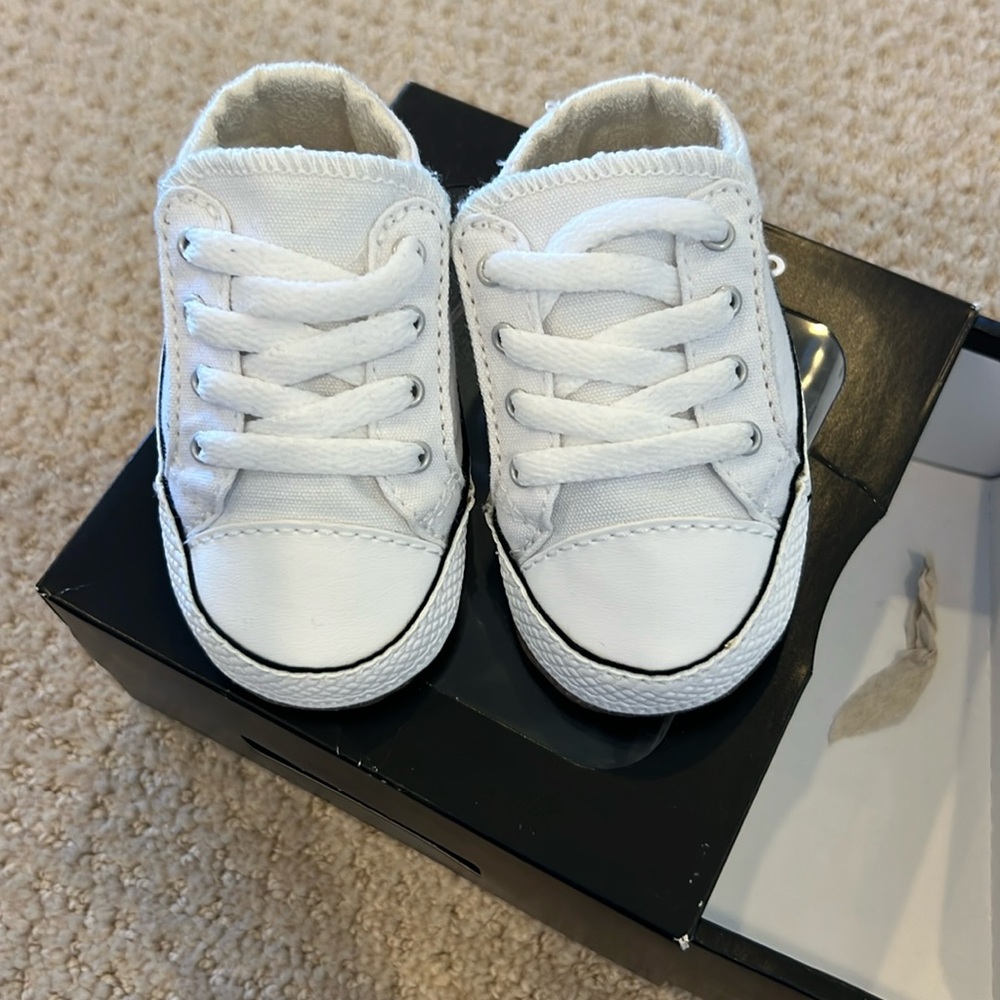 Converse White Baby Walker Shoes
